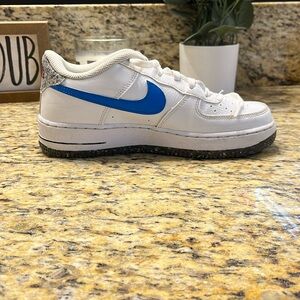 Nike Air Force 1 white blue mint SIZE 6 youth women’s 7.5